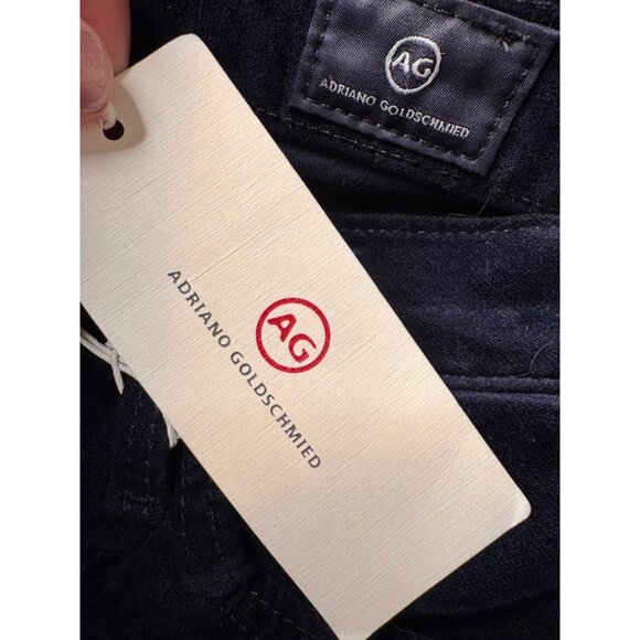 AG The Legging Ankle Size 24 Super Skinny Ankle Dark Blue Velvet NWT Adriano - Picture 3 of 9